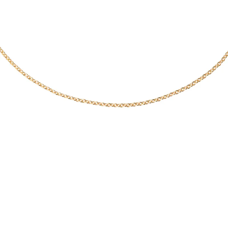 Gold chain (18K goldplated) - 45 cm