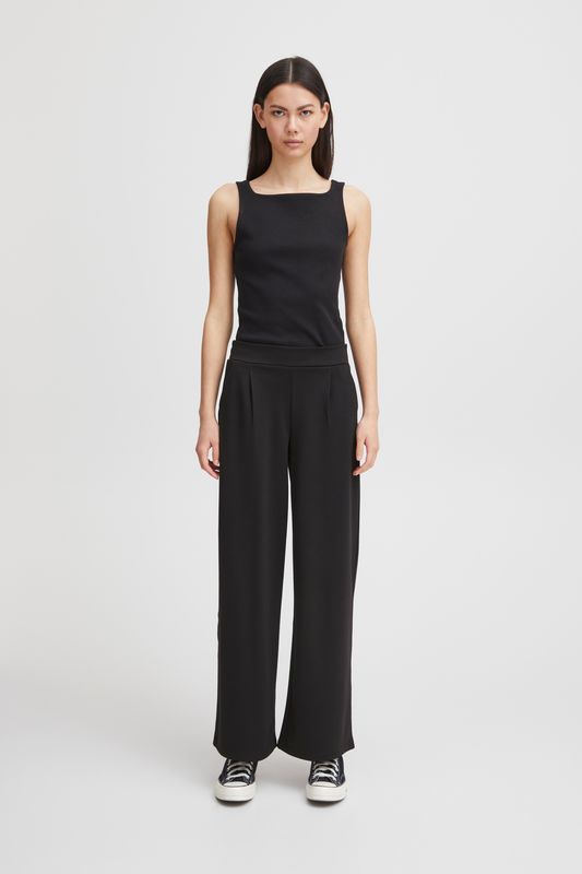Kate Sus Wide Pant Long (svart)