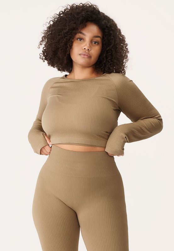 Seamless Crop Long Sleeve