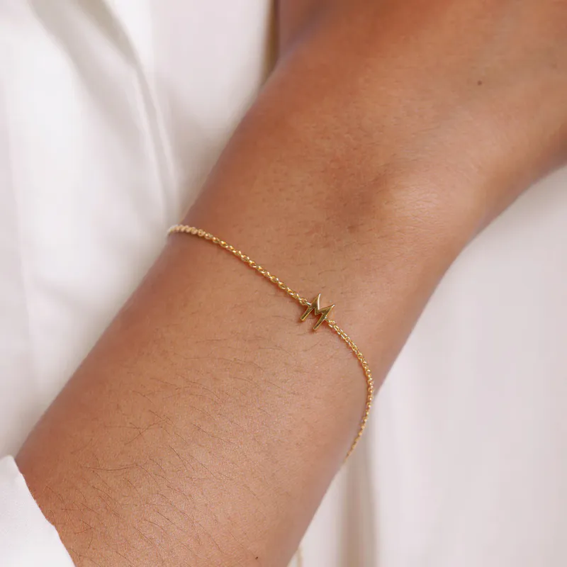 Archetype Bracelet - A-Z Gold plated - M