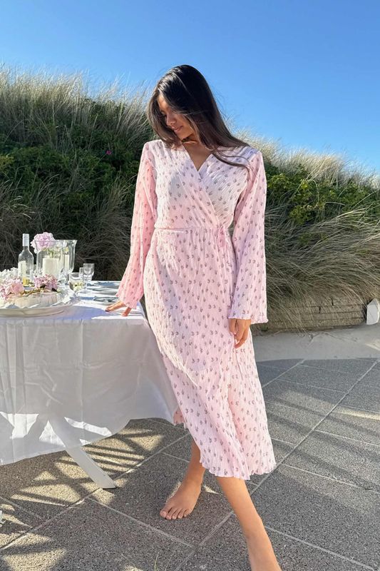 Ofelia Long Wrap Dress