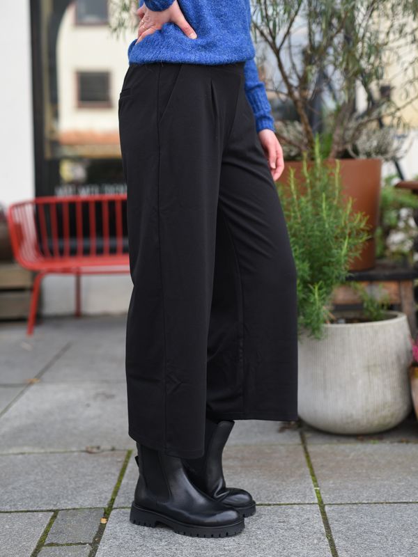 Kate Sus Wide Pant Cropped (svart)