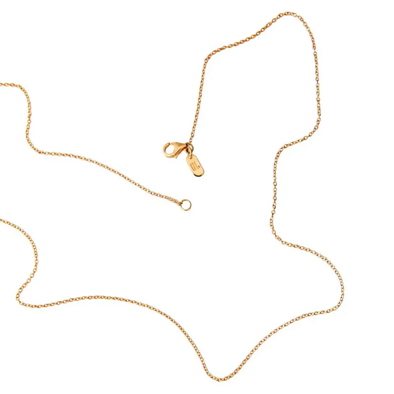 Gold chain (18K goldplated) - 45 cm